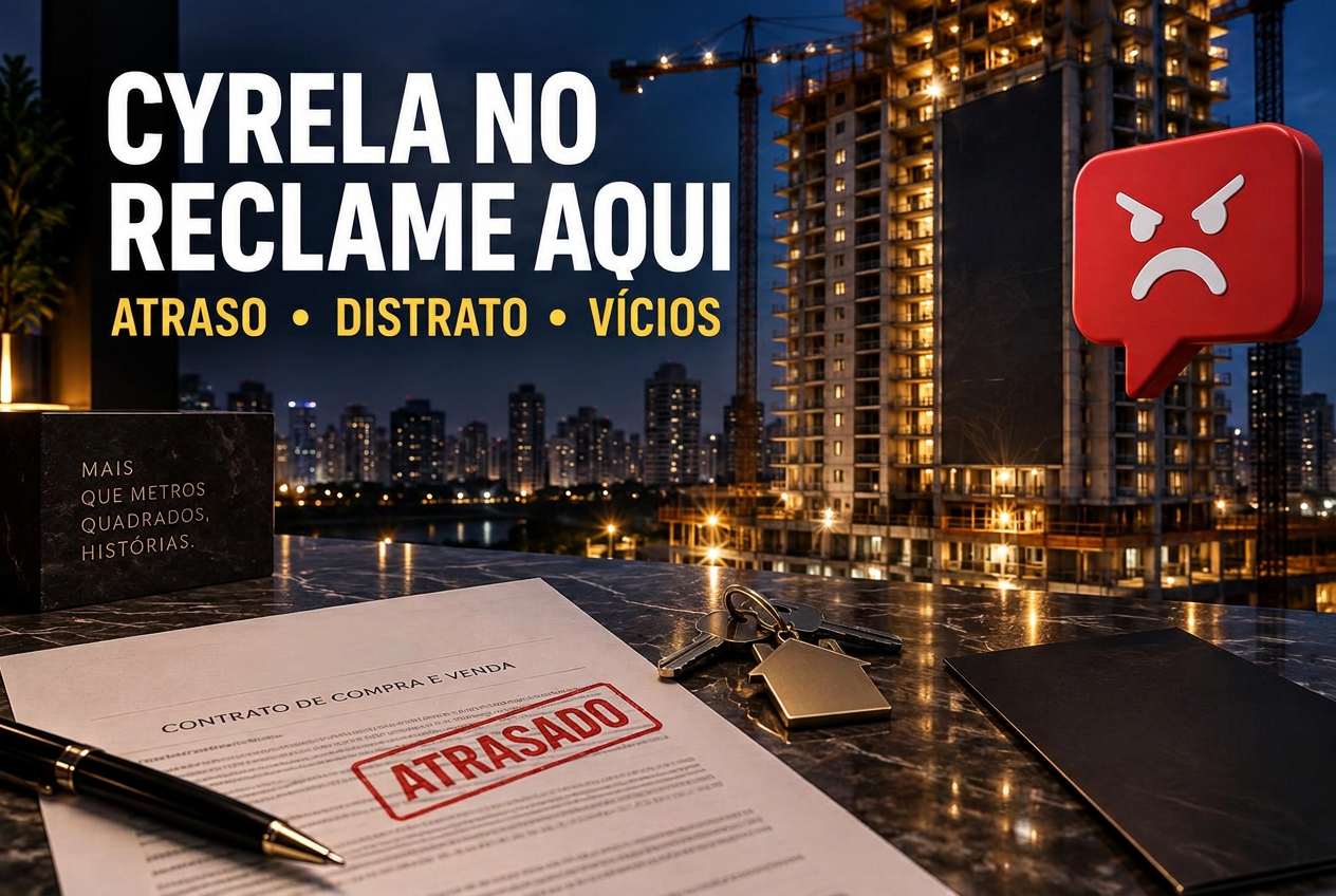 Cyrela no Reclame Aqui: distrato e atraso na entrega do imóvel