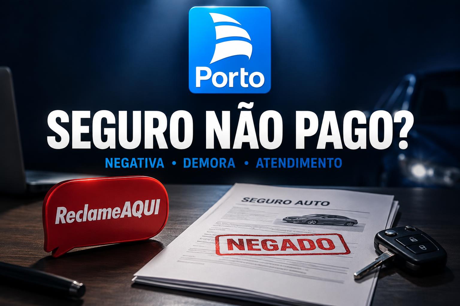 Porto Seguro no Reclame Aqui: veja isso sobre indenização atrasada e sinistro negado