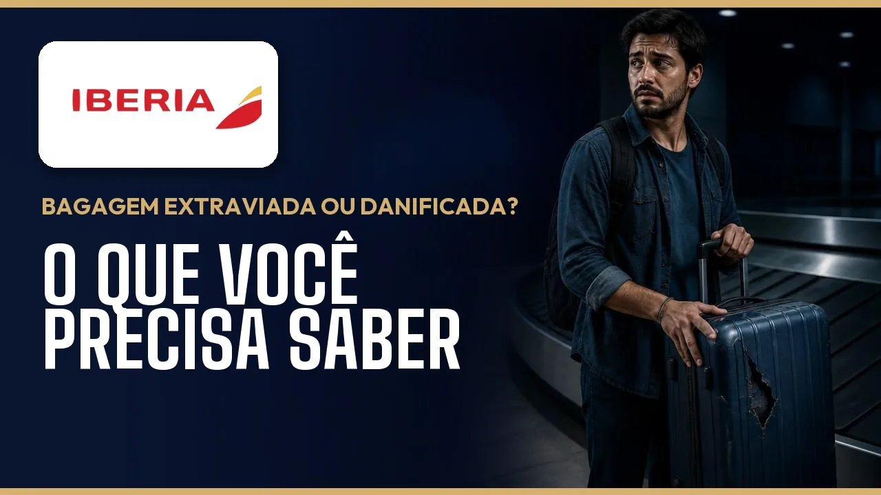 Bagagem extraviada ou danificada na Iberia: o que você precisa saber