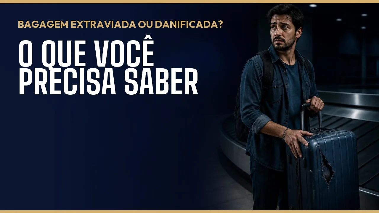 Extravio, dano de bagagem e reembolso de passagem: seus direitos nas 10 maiores companhias aéreas do Brasil