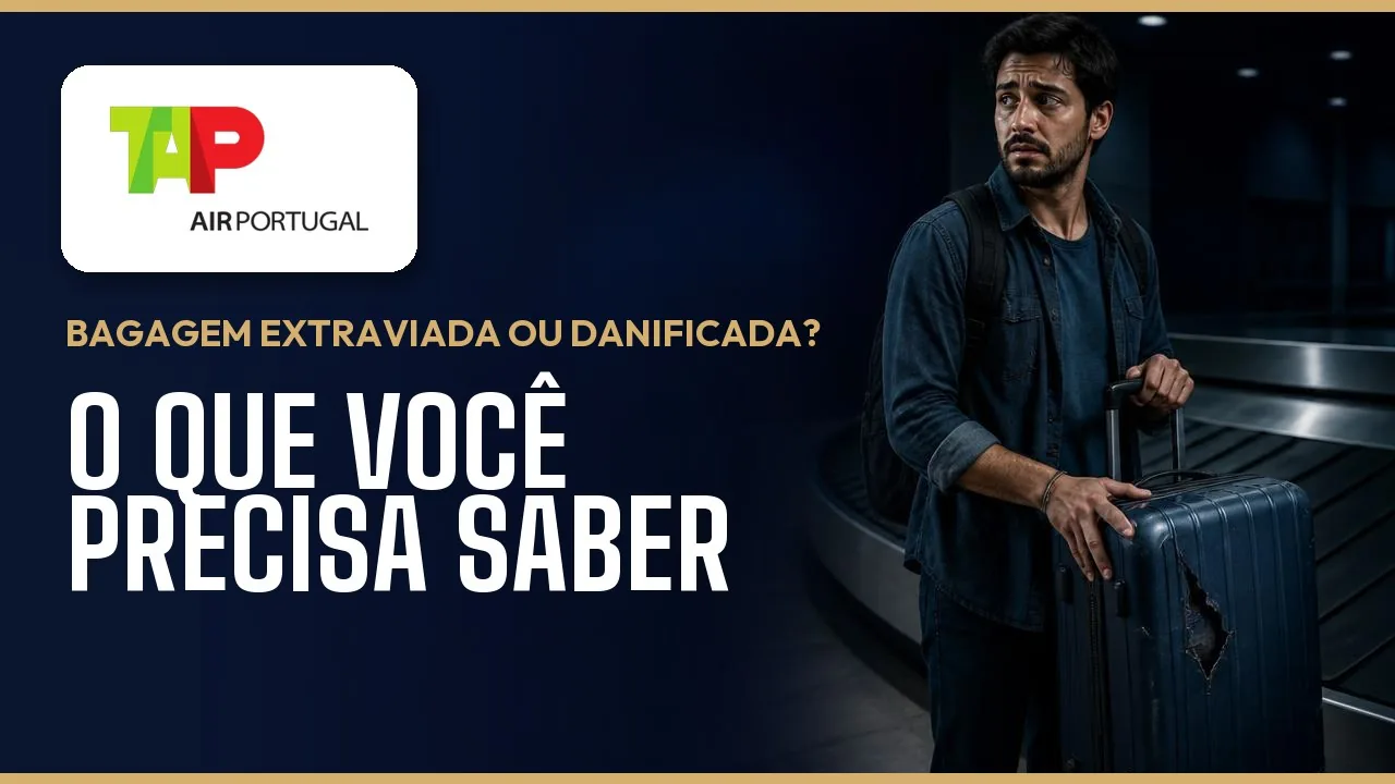Bagagem extraviada ou danificada na TAP Air Portugal: o que você precisa saber