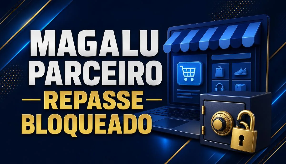 Magalu Parceiro: repasse bloqueado e conta de vendedor suspensa