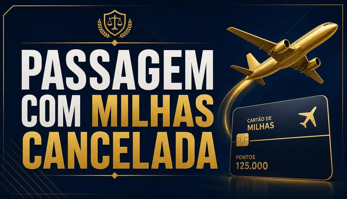 Passagem com milhas cancelada: devolução dos pontos e das taxas