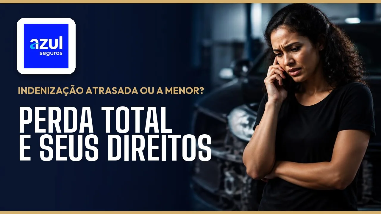 Indenização atrasada ou abaixo da tabela na Azul Seguros: perda total e seus direitos