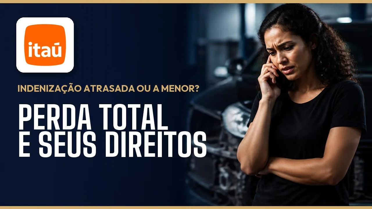 Indenização atrasada ou abaixo da tabela na Itaú Seguros Auto: perda total e seus direitos