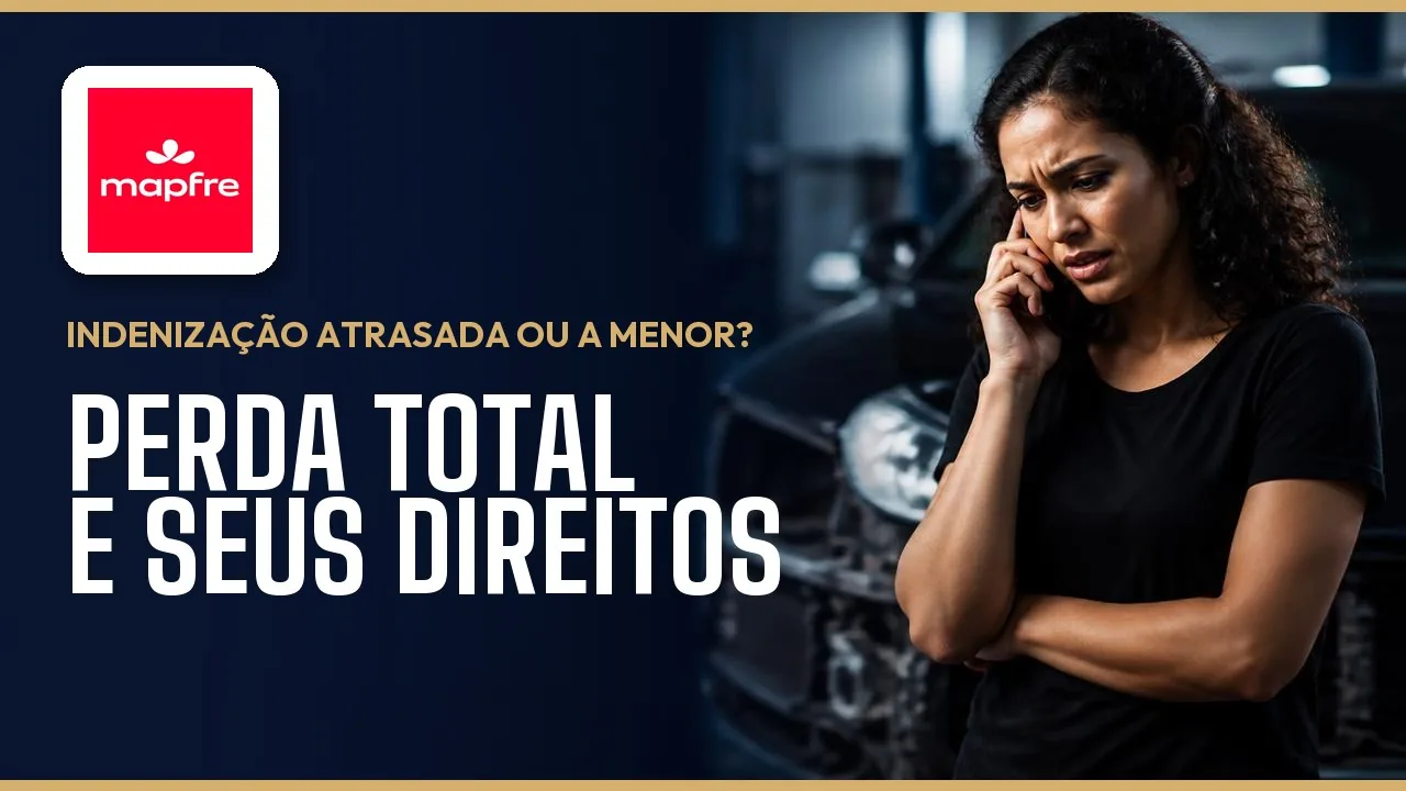 Indenização atrasada ou abaixo da tabela na Mapfre Seguros: perda total e seus direitos