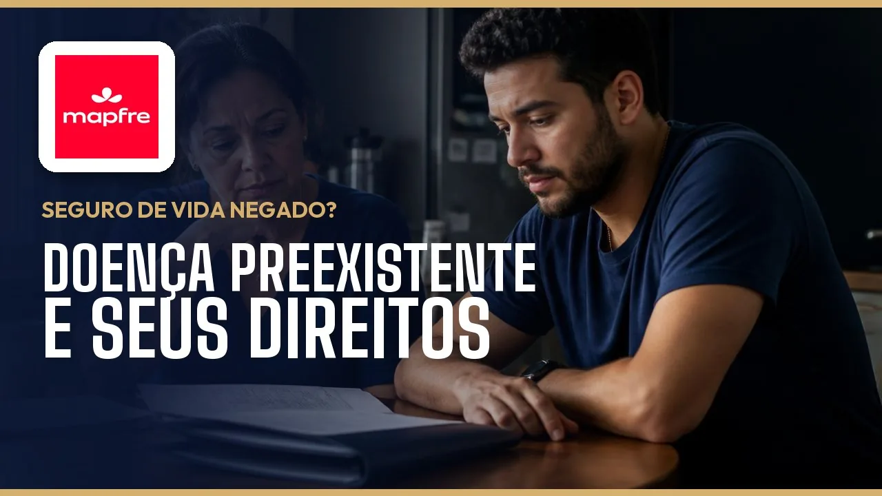 Seguro de vida negado pela Mapfre Vida? Doença preexistente, carência e o que fazer