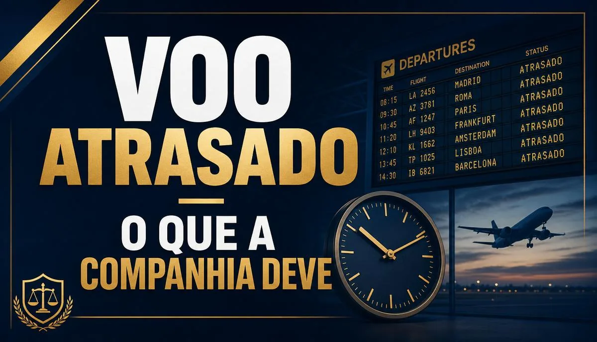 Voo atrasado: assistência, reembolso e quando cabe indenização
